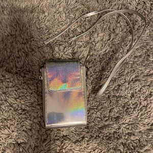 Holographic crossbody purse
